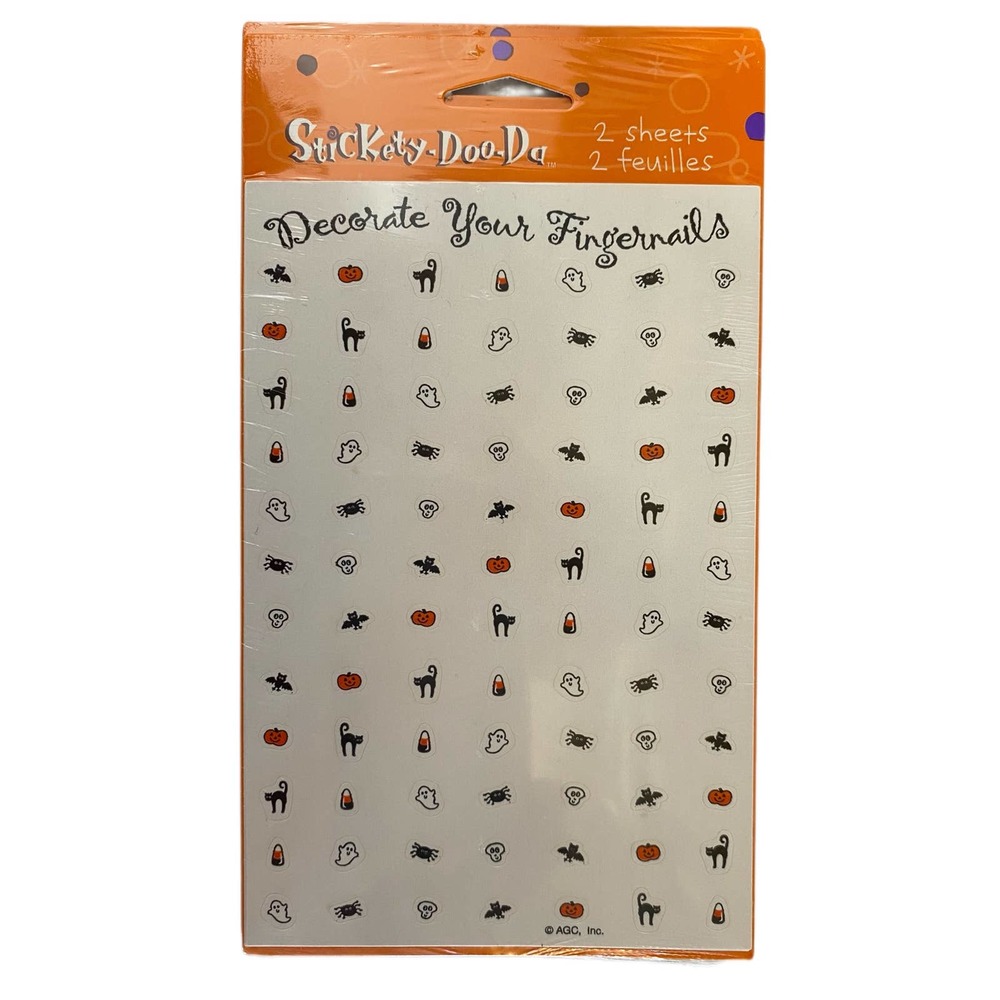American Greetings Vintage Halloween Nail Stickers NIP